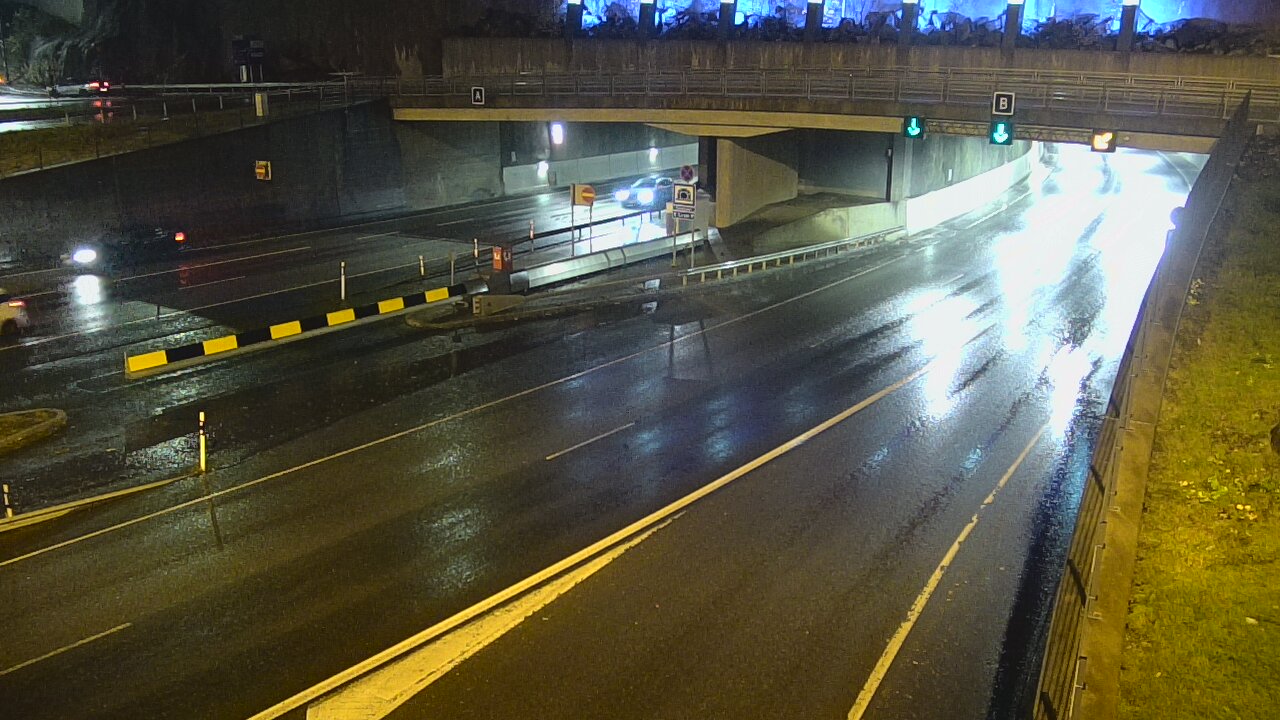 Kelikamerat Kuva Tie 12 Tampere, Rantatunneli puomi, itä, Tampere, Pirkanmaa