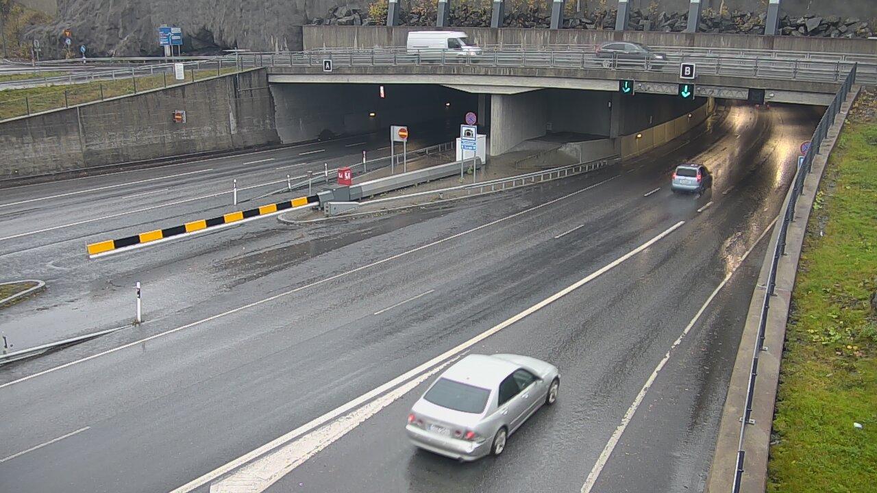 Kelikamerat Kuva Tie 12 Tampere, Rantatunneli puomi, itä, Tampere, Pirkanmaa