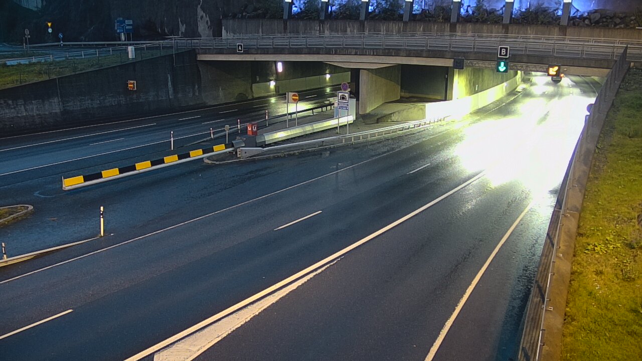 Kelikamerat Kuva Tie 12 Tampere, Rantatunneli puomi, itä, Tampere, Pirkanmaa