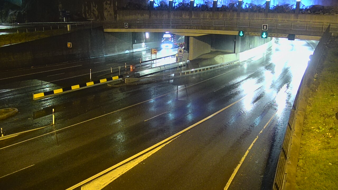 Kelikamerat Kuva Tie 12 Tampere, Rantatunneli puomi, itä, Tampere, Pirkanmaa