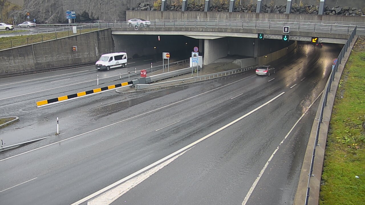 Kelikamerat Kuva Tie 12 Tampere, Rantatunneli puomi, itä, Tampere, Pirkanmaa