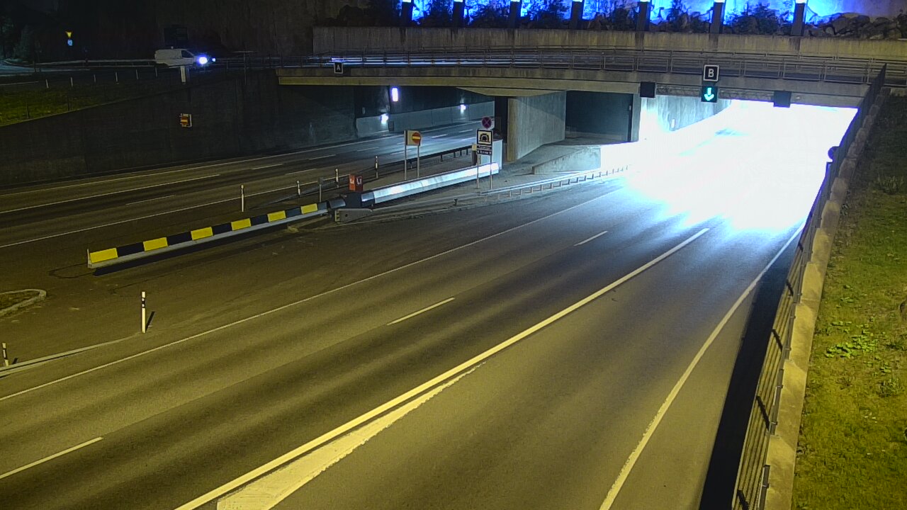 Kelikamerat Kuva Tie 12 Tampere, Rantatunneli puomi, itä, Tampere, Pirkanmaa