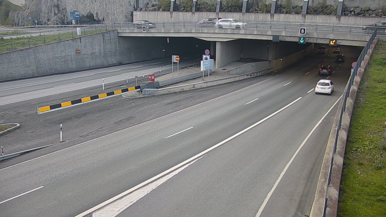 Kelikamerat Kuva Tie 12 Tampere, Rantatunneli puomi, itä, Tampere, Pirkanmaa