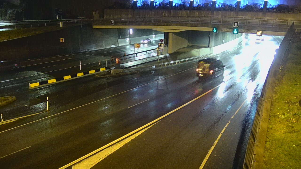 Kelikamerat Kuva Tie 12 Tampere, Rantatunneli puomi, itä, Tampere, Pirkanmaa