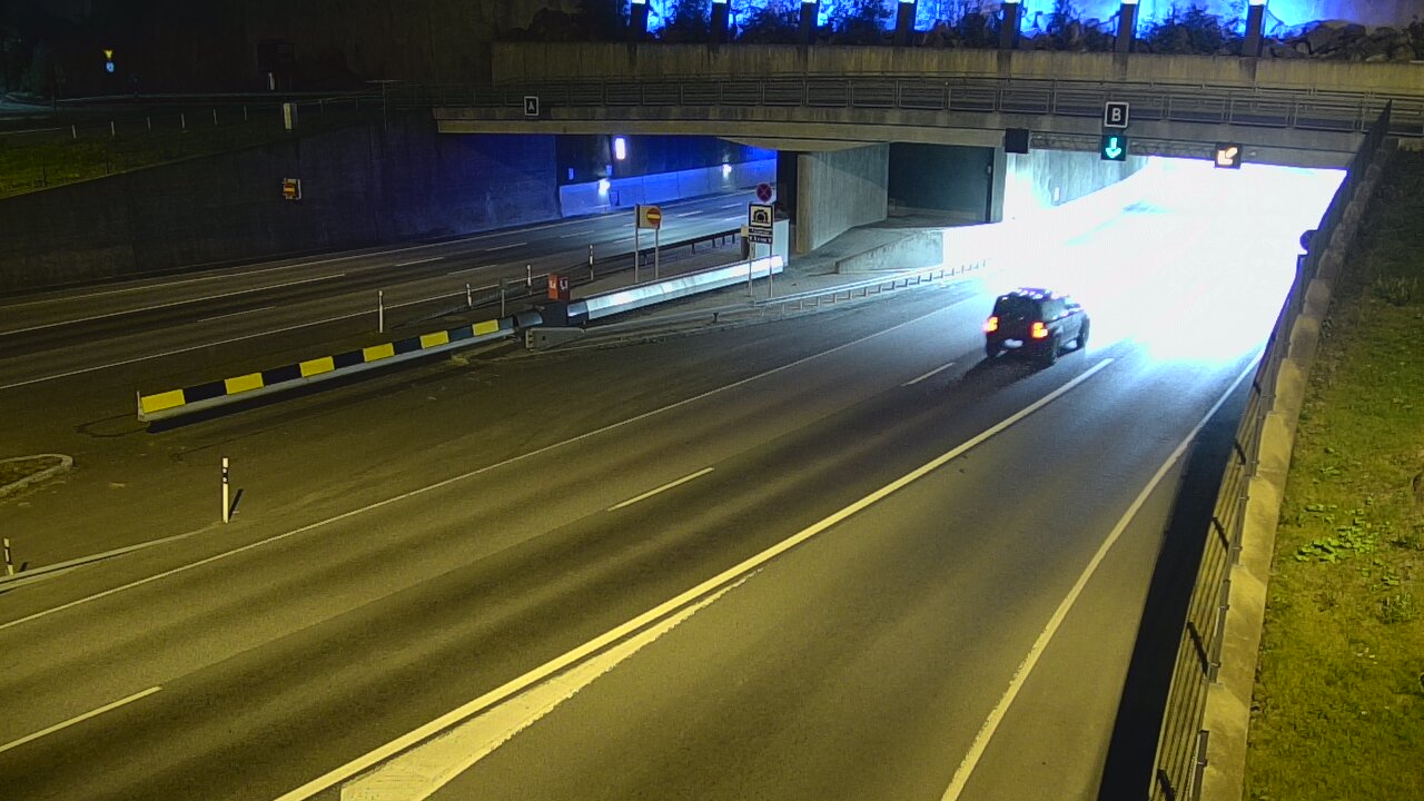 Kelikamerat Kuva Tie 12 Tampere, Rantatunneli puomi, itä, Tampere, Pirkanmaa