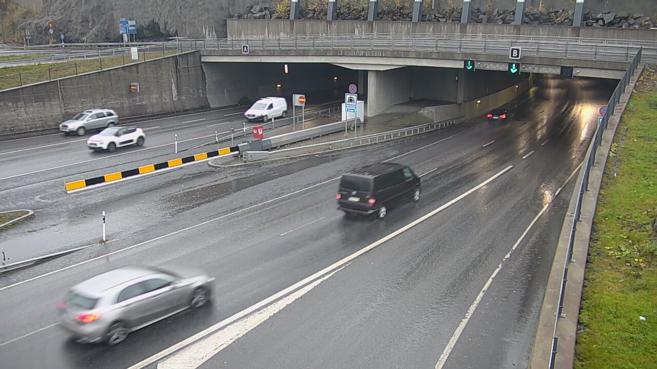 Kelikamerat Kuva Tie 12 Tampere, Rantatunneli puomi, itä, Tampere, Pirkanmaa