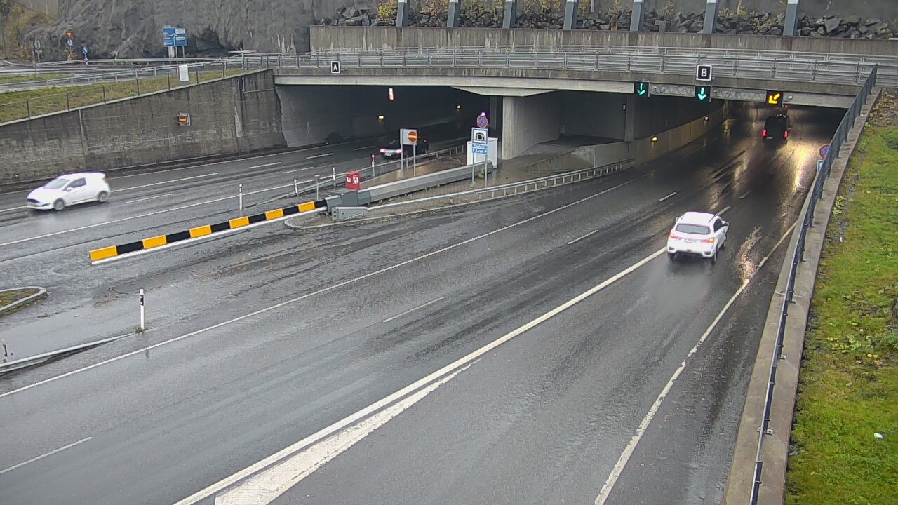 Kelikamerat Kuva Tie 12 Tampere, Rantatunneli puomi, itä, Tampere, Pirkanmaa