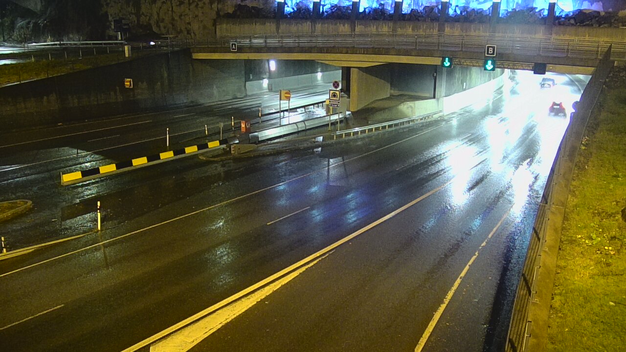 Kelikamerat Kuva Tie 12 Tampere, Rantatunneli puomi, itä, Tampere, Pirkanmaa