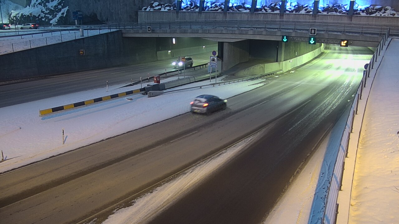 Kelikamerat Kuva Tie 12 Tampere, Rantatunneli puomi, itä, Tampere, Pirkanmaa