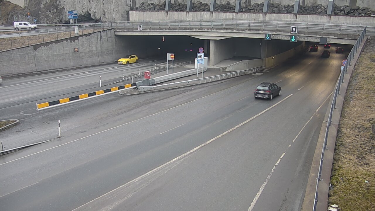 Kelikamerat Kuva Tie 12 Tampere, Rantatunneli puomi, itä, Tampere, Pirkanmaa