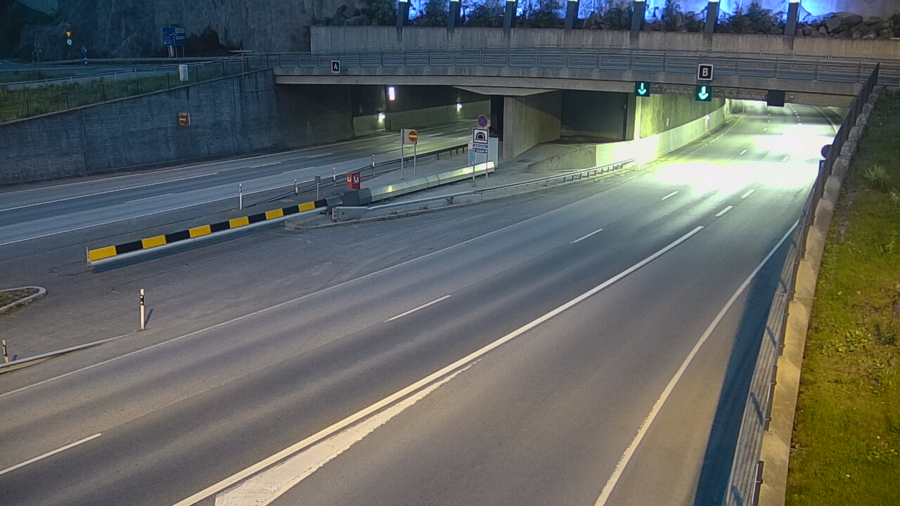 Kelikamerat Kuva Tie 12 Tampere, Rantatunneli puomi, itä, Tampere, Pirkanmaa