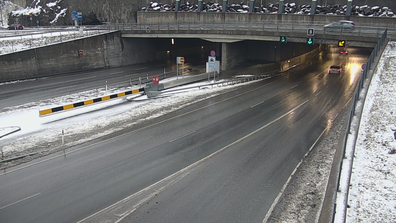 Kelikamerat Kuva Tie 12 Tampere, Rantatunneli puomi, itä, Tampere, Pirkanmaa