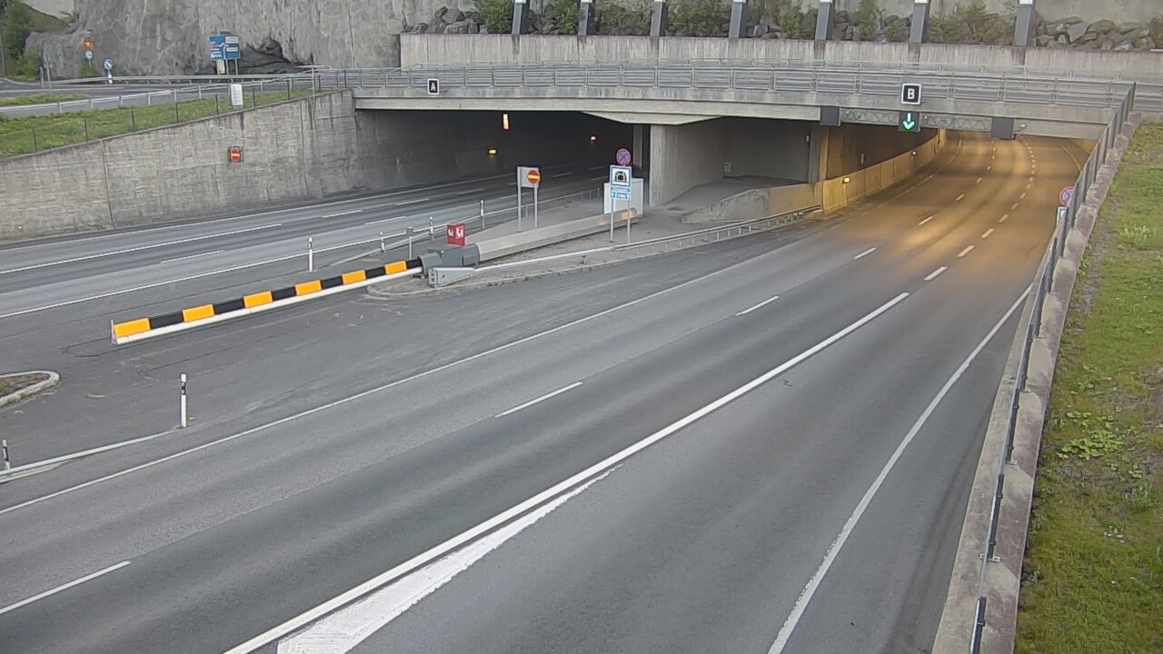 Kelikamerat Kuva Tie 12 Tampere, Rantatunneli puomi, itä, Tampere, Pirkanmaa