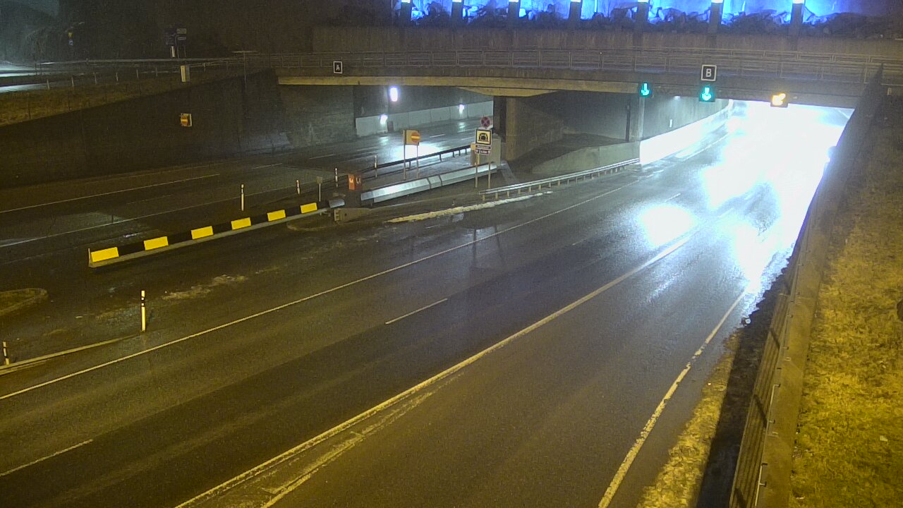 Weather Camera Image Väg 12 Tammerfors, Rantatunneli bom, öster, Tampere, Pirkanmaa