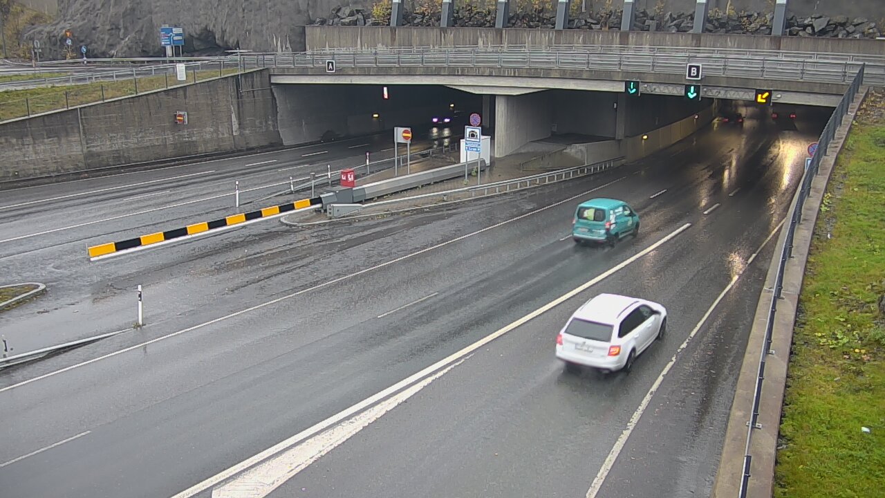 Kelikamerat Kuva Tie 12 Tampere, Rantatunneli puomi, itä, Tampere, Pirkanmaa