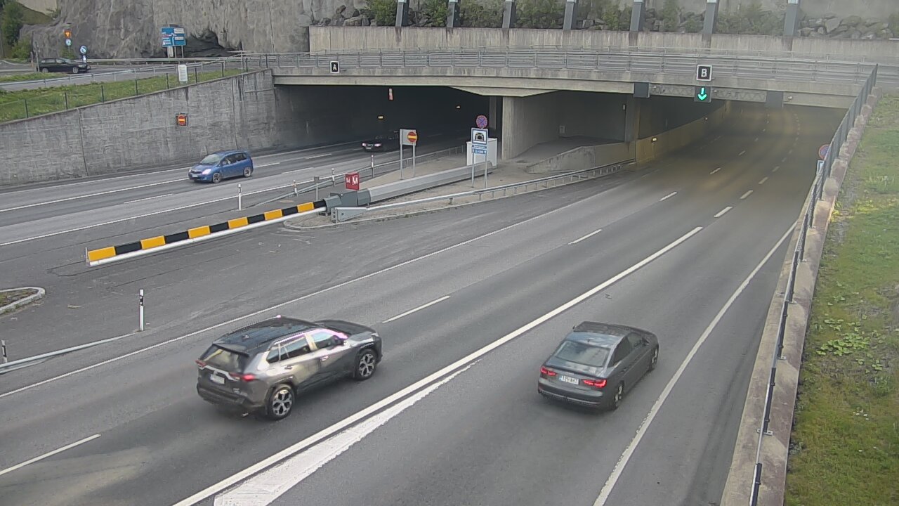 Kelikamerat Kuva Tie 12 Tampere, Rantatunneli puomi, itä, Tampere, Pirkanmaa