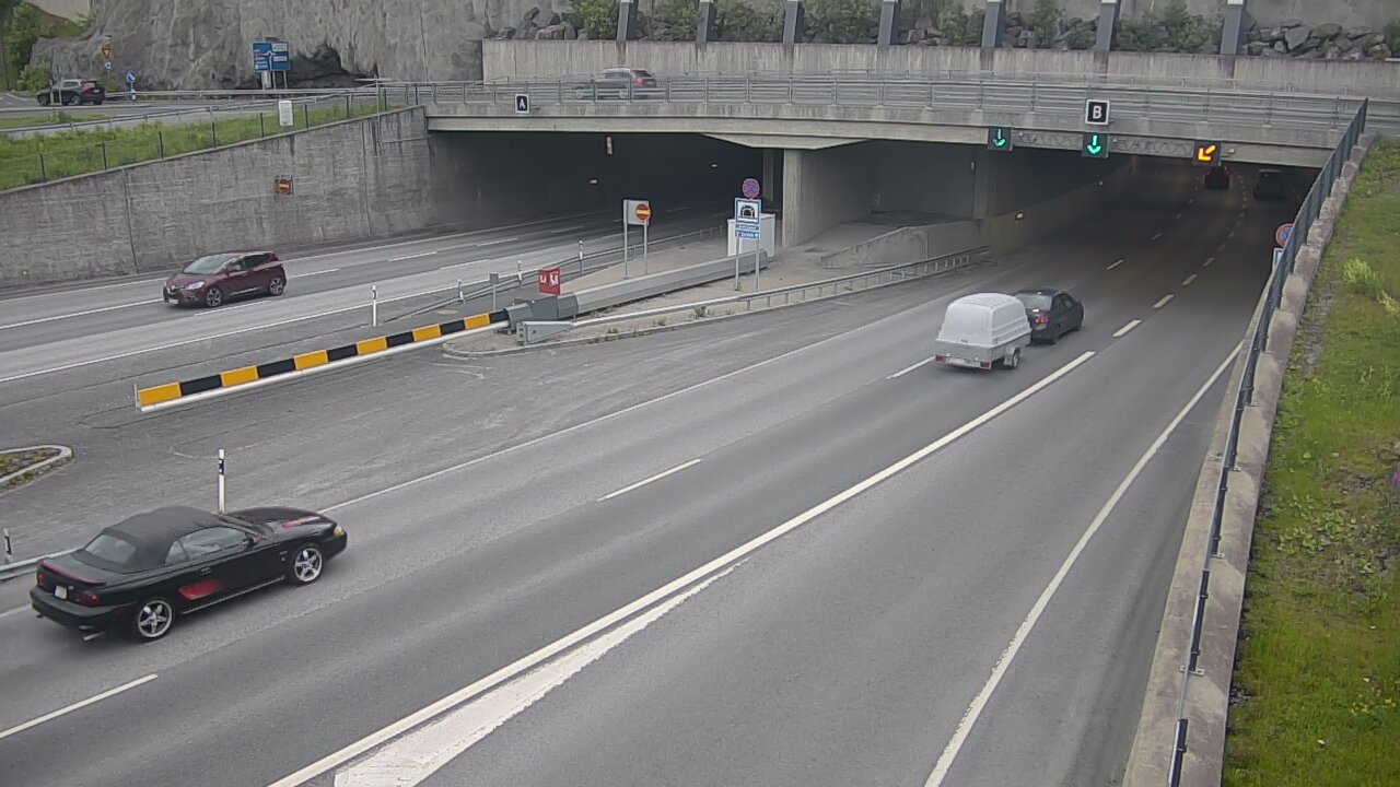 Kelikamerat Kuva Tie 12 Tampere, Rantatunneli puomi, itä, Tampere, Pirkanmaa