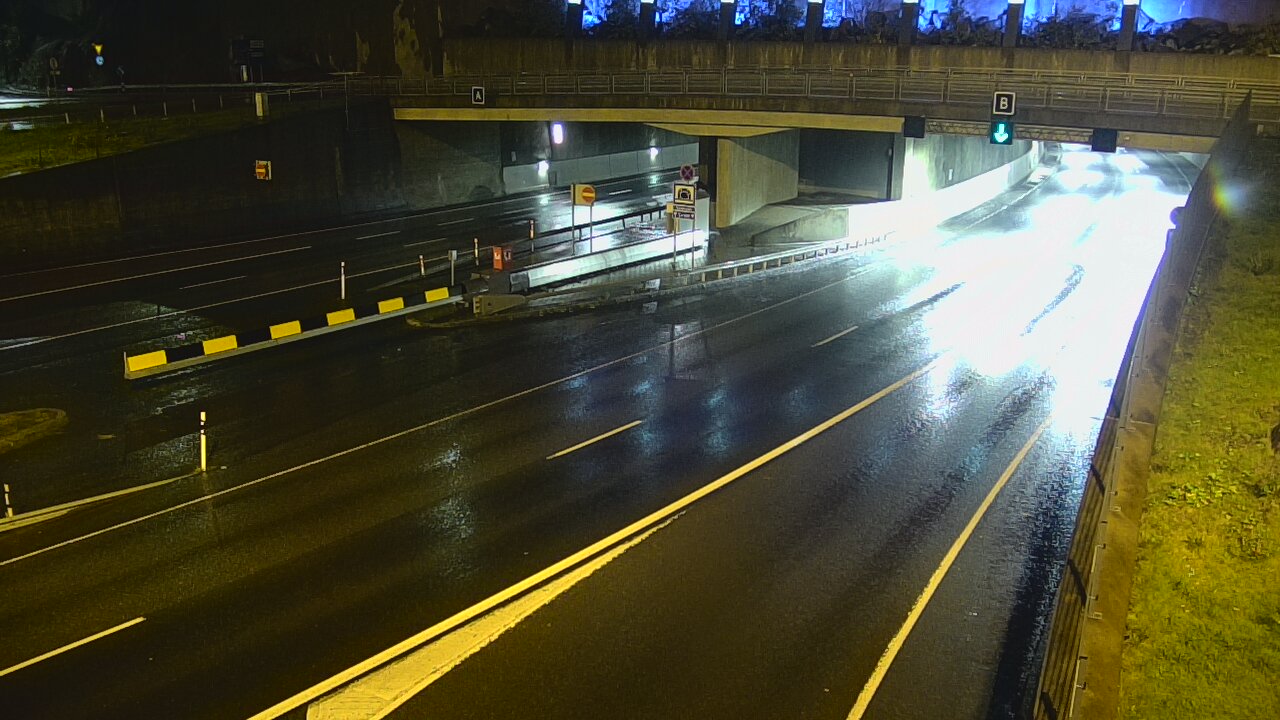 Kelikamerat Kuva Tie 12 Tampere, Rantatunneli puomi, itä, Tampere, Pirkanmaa