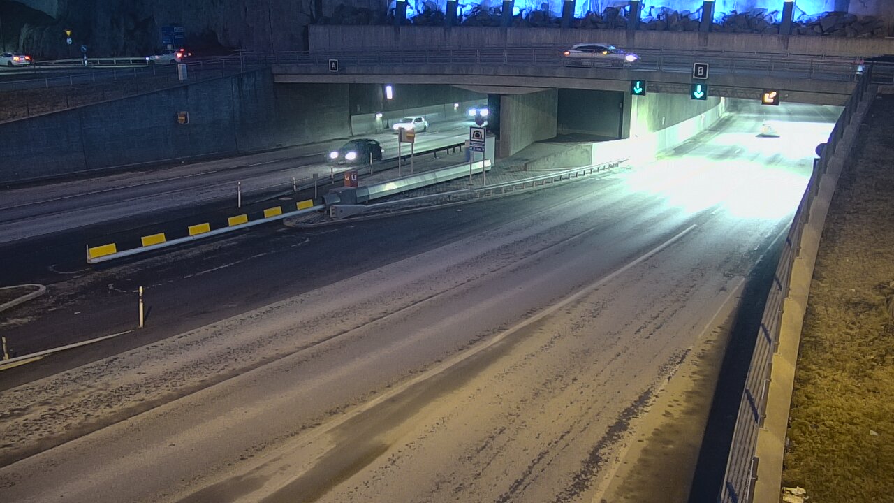 Kelikamerat Kuva Tie 12 Tampere, Rantatunneli puomi, itä, Tampere, Pirkanmaa