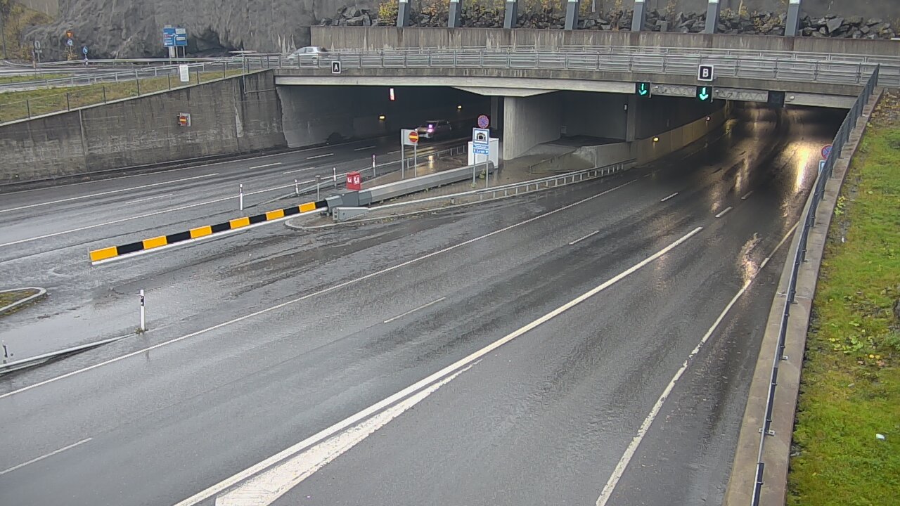 Kelikamerat Kuva Tie 12 Tampere, Rantatunneli puomi, itä, Tampere, Pirkanmaa