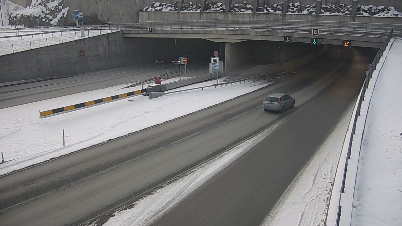 Kelikamerat Kuva Tie 12 Tampere, Rantatunneli puomi, itä, Tampere, Pirkanmaa