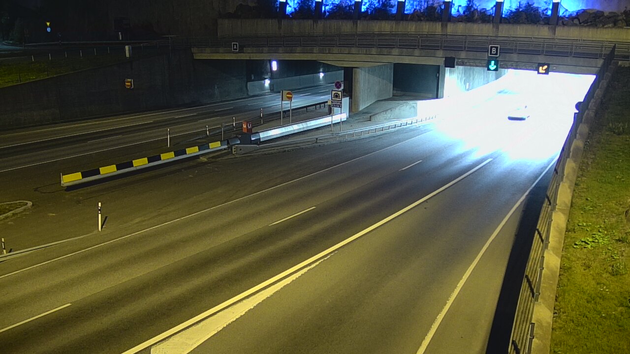 Kelikamerat Kuva Tie 12 Tampere, Rantatunneli puomi, itä, Tampere, Pirkanmaa