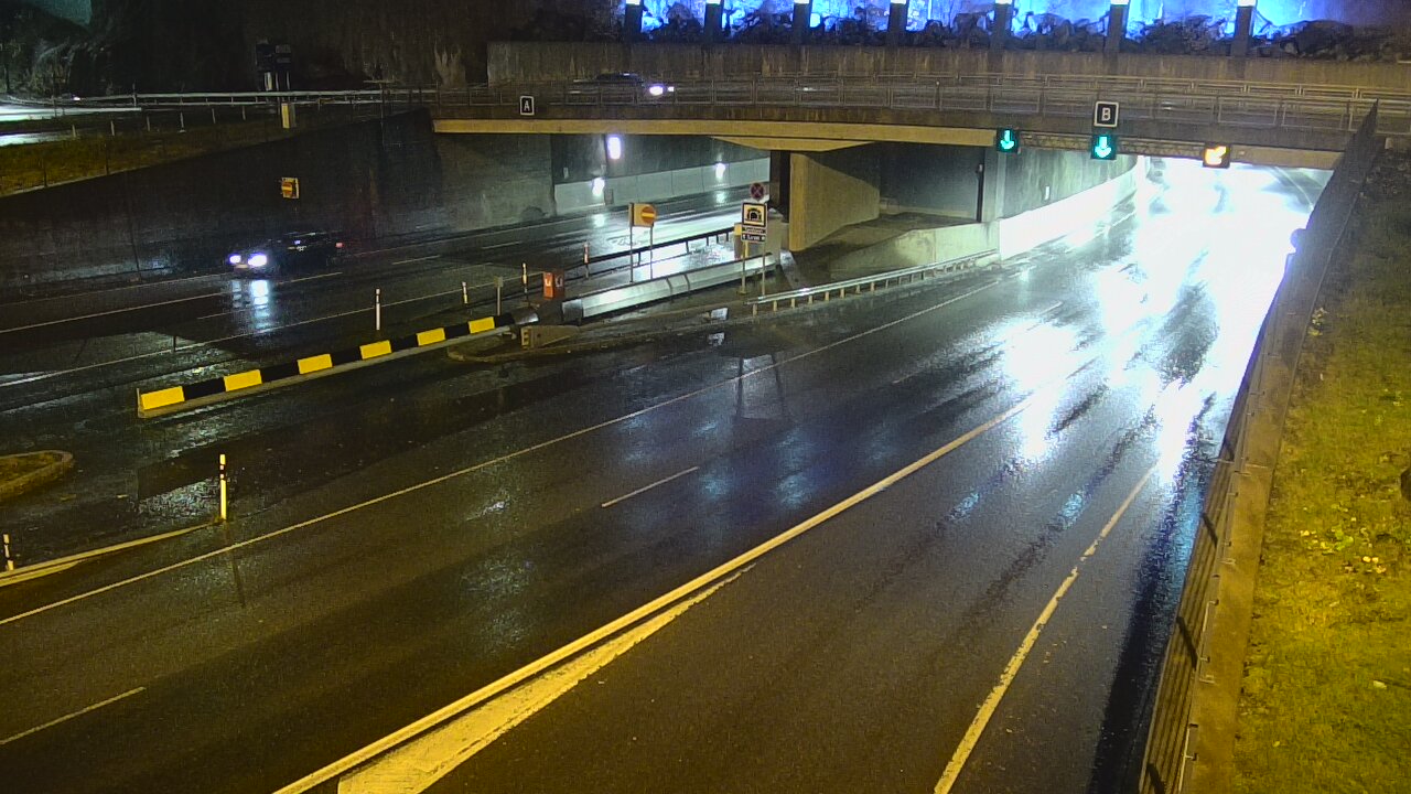 Kelikamerat Kuva Tie 12 Tampere, Rantatunneli puomi, itä, Tampere, Pirkanmaa