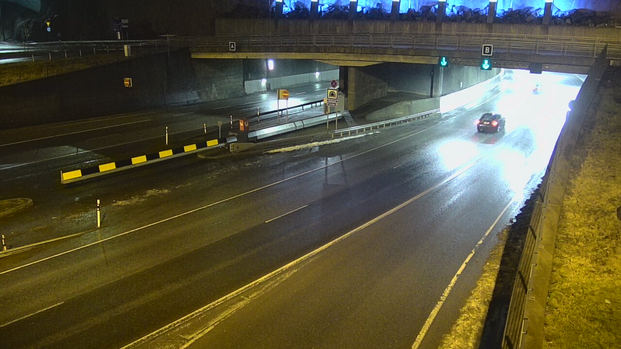 Weather Camera Image Väg 12 Tammerfors, Rantatunneli bom, öster, Tampere, Pirkanmaa