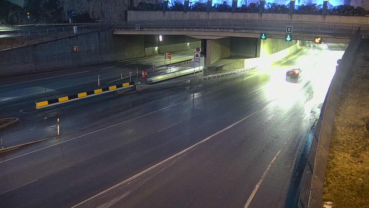 Kelikamerat Kuva Tie 12 Tampere, Rantatunneli puomi, itä, Tampere, Pirkanmaa