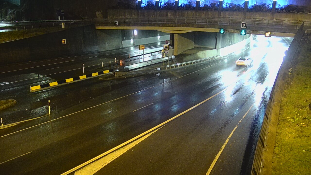 Kelikamerat Kuva Tie 12 Tampere, Rantatunneli puomi, itä, Tampere, Pirkanmaa