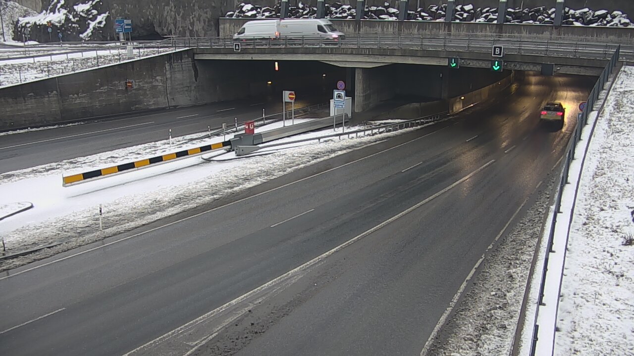 Kelikamerat Kuva Tie 12 Tampere, Rantatunneli puomi, itä, Tampere, Pirkanmaa