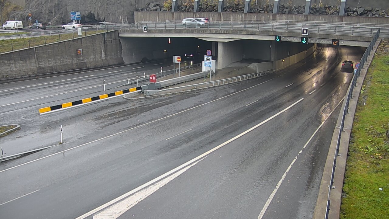 Kelikamerat Kuva Tie 12 Tampere, Rantatunneli puomi, itä, Tampere, Pirkanmaa