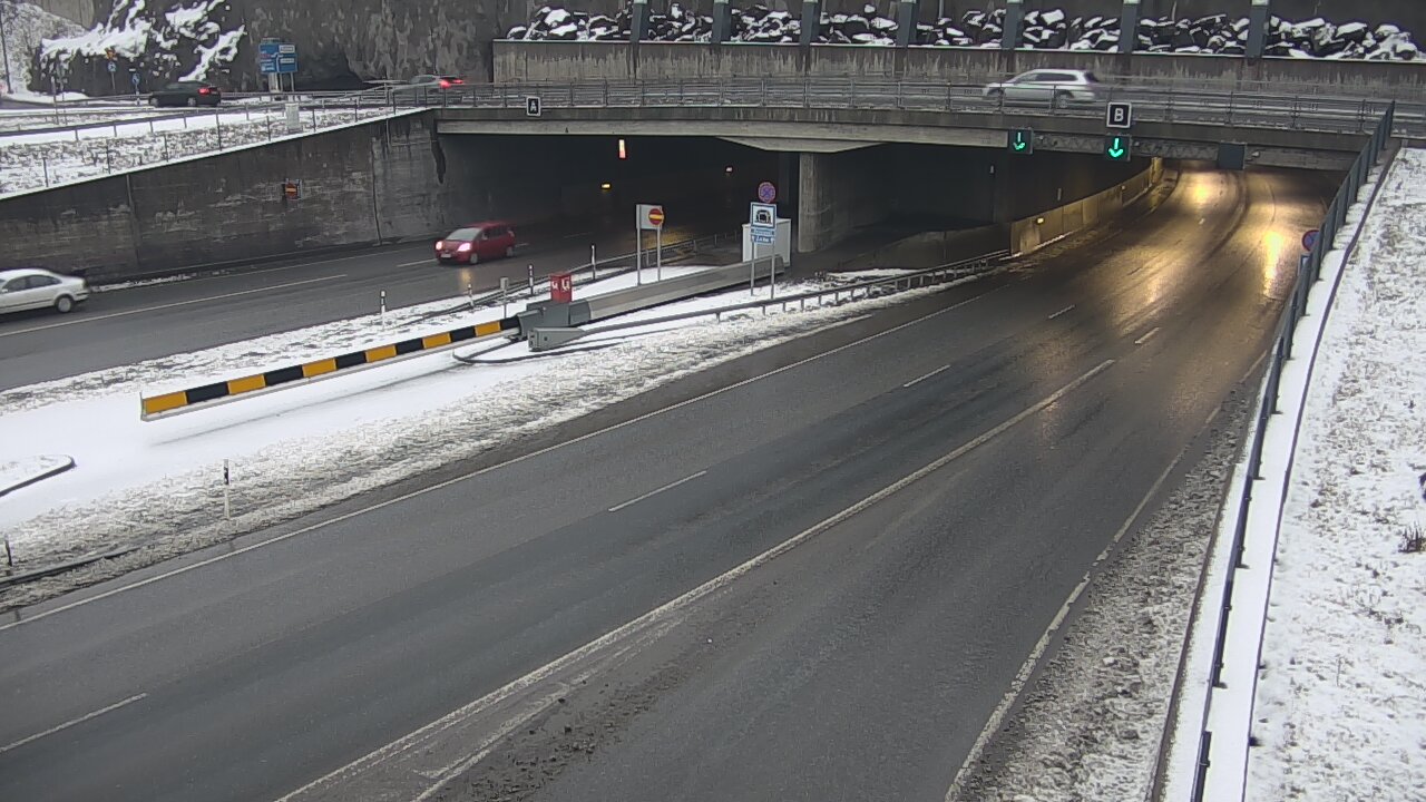 Kelikamerat Kuva Tie 12 Tampere, Rantatunneli puomi, itä, Tampere, Pirkanmaa