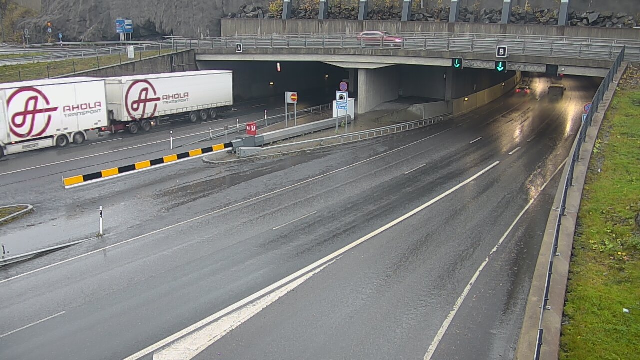 Kelikamerat Kuva Tie 12 Tampere, Rantatunneli puomi, itä, Tampere, Pirkanmaa