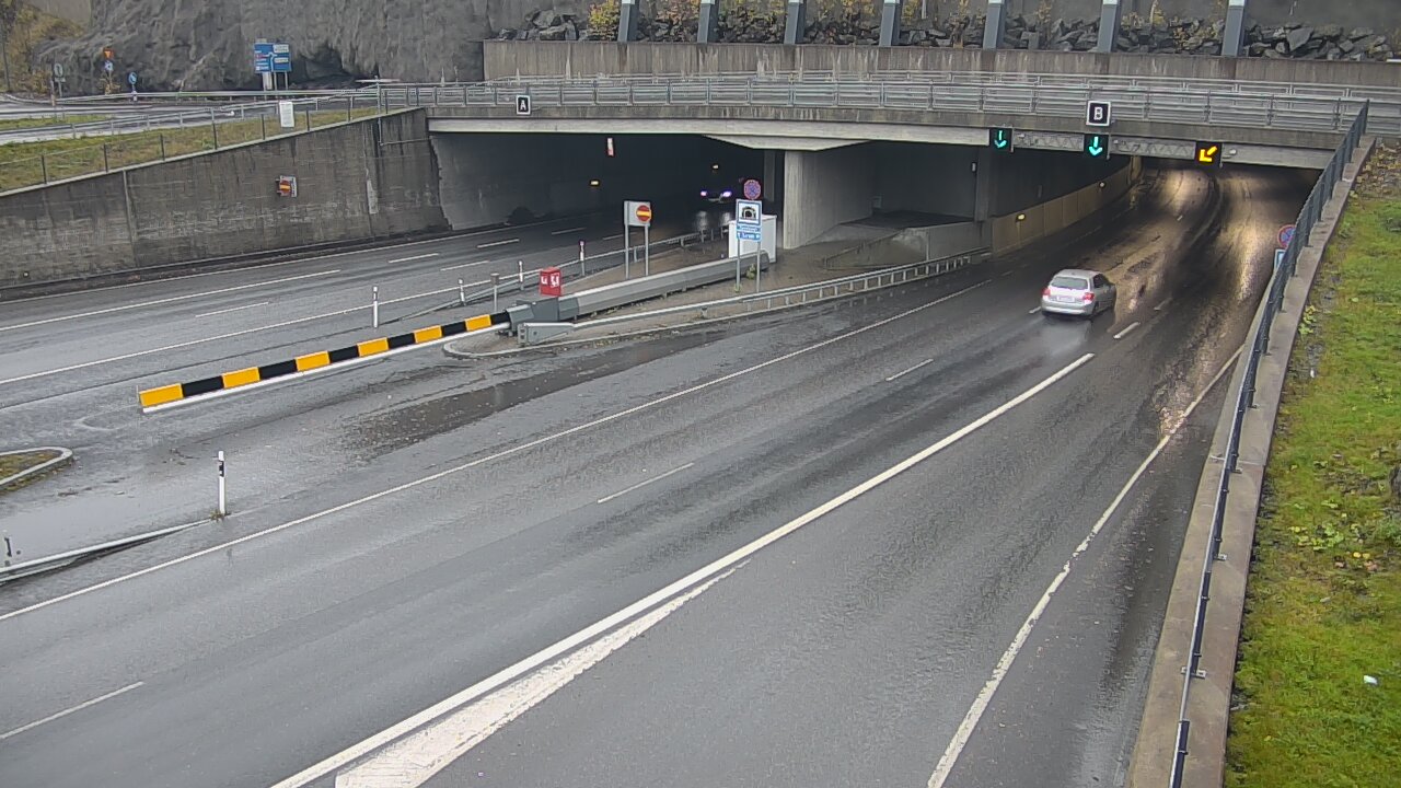 Kelikamerat Kuva Tie 12 Tampere, Rantatunneli puomi, itä, Tampere, Pirkanmaa