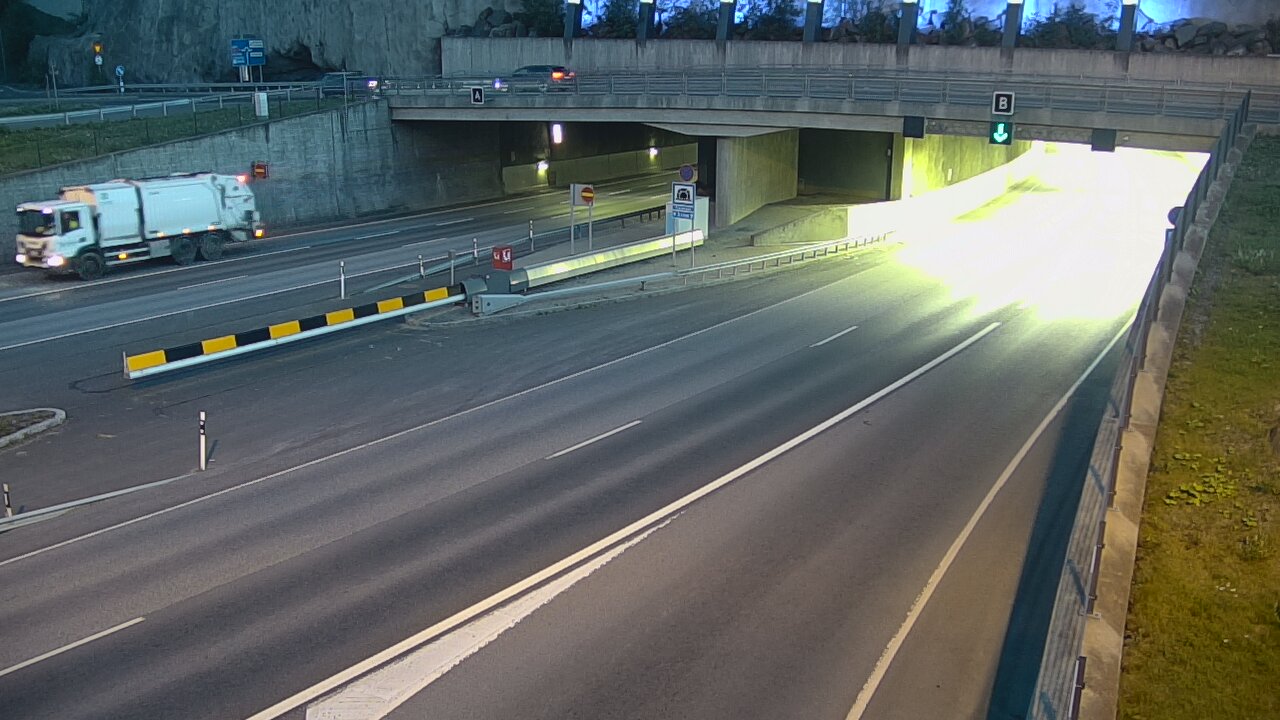 Kelikamerat Kuva Tie 12 Tampere, Rantatunneli puomi, itä, Tampere, Pirkanmaa