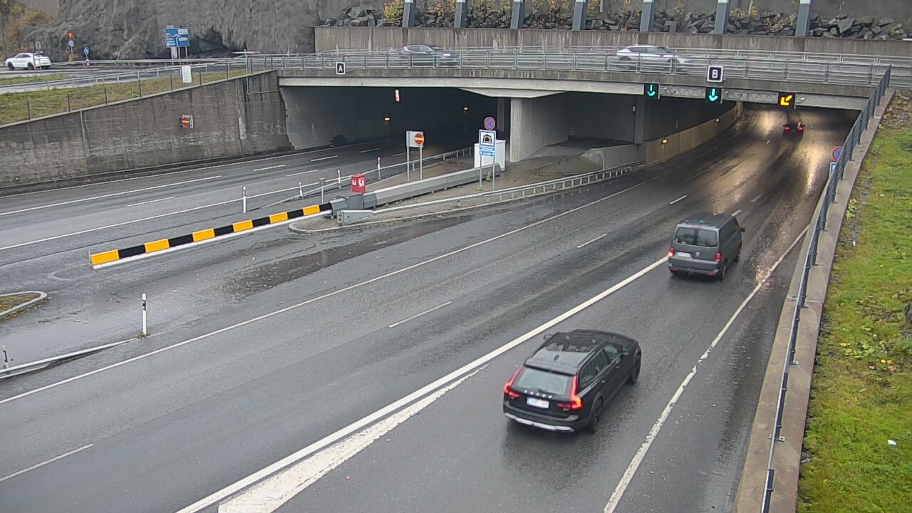 Kelikamerat Kuva Tie 12 Tampere, Rantatunneli puomi, itä, Tampere, Pirkanmaa