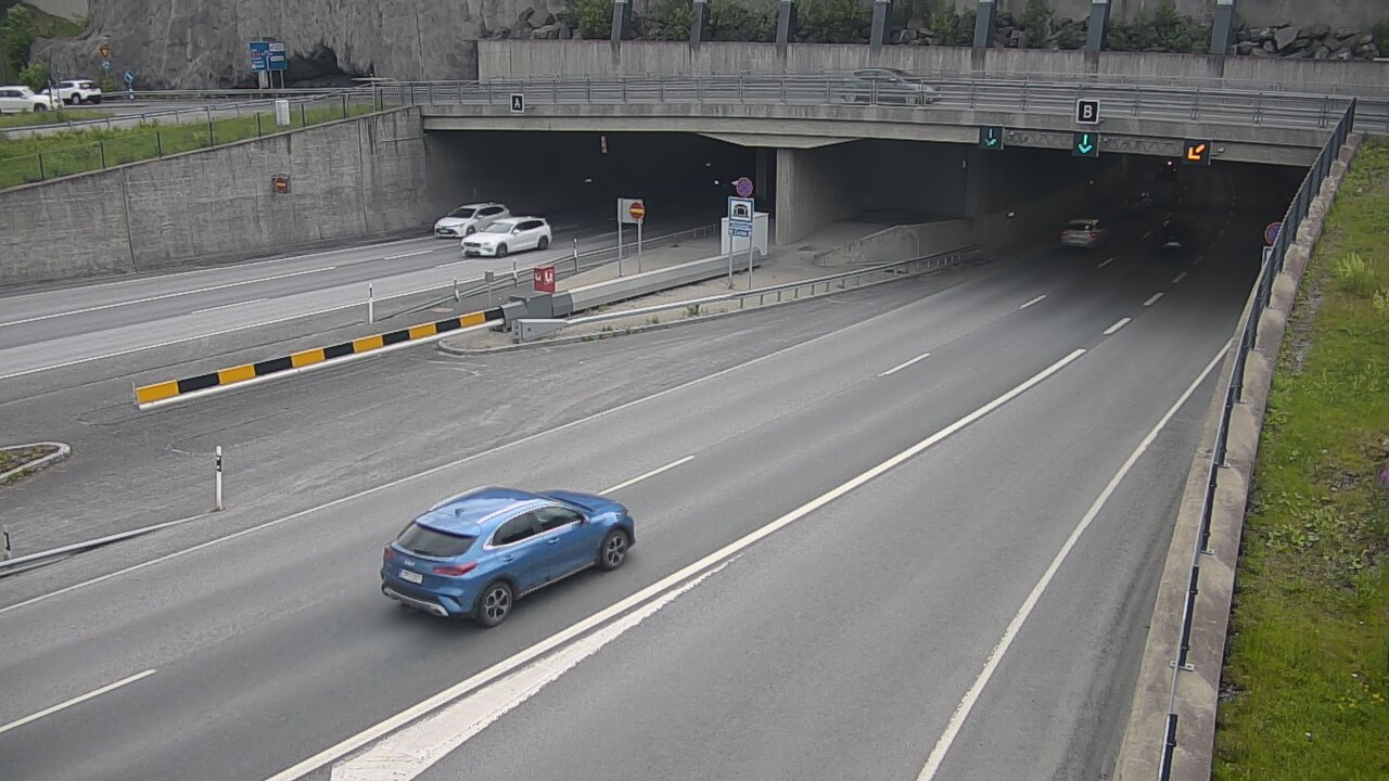 Kelikamerat Kuva Tie 12 Tampere, Rantatunneli puomi, itä, Tampere, Pirkanmaa