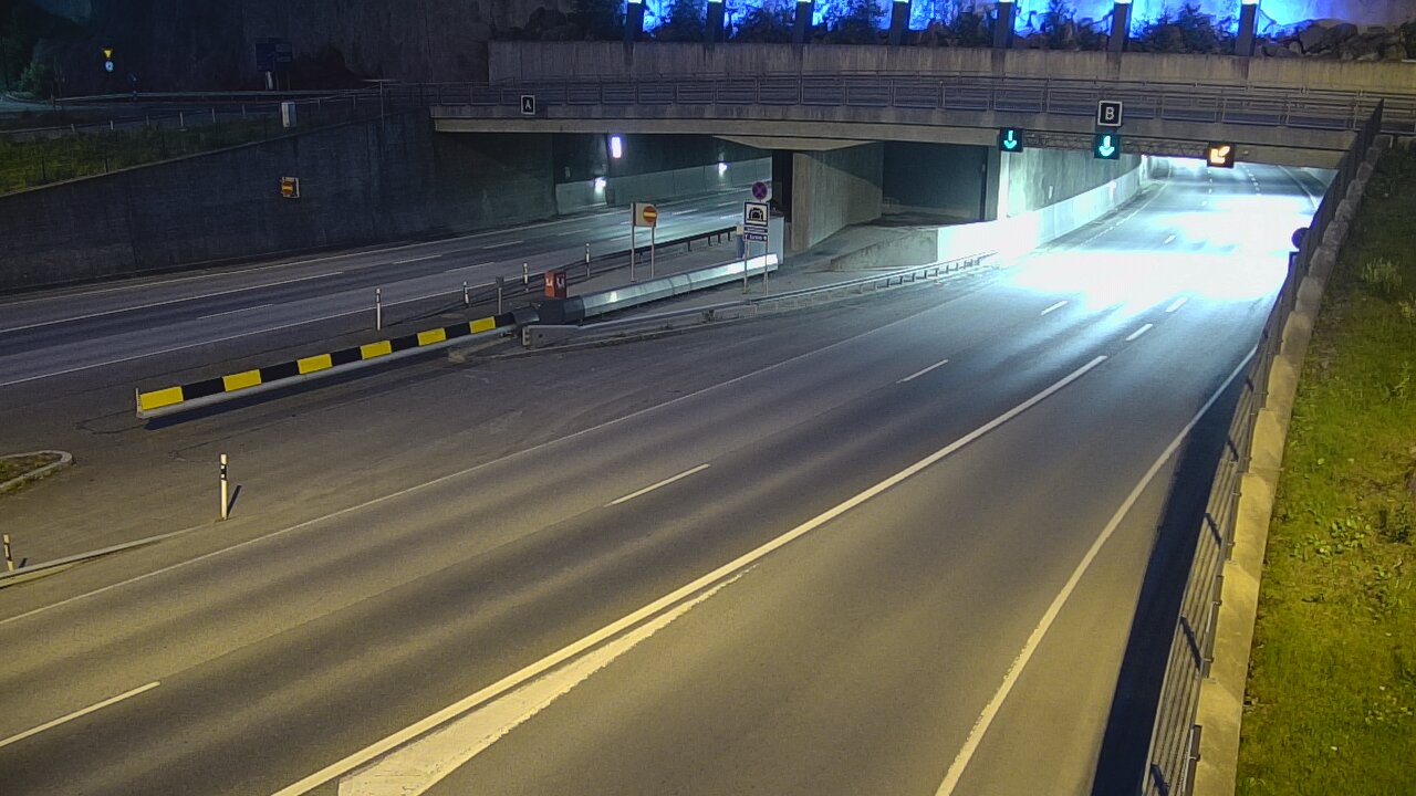 Kelikamerat Kuva Tie 12 Tampere, Rantatunneli puomi, itä, Tampere, Pirkanmaa