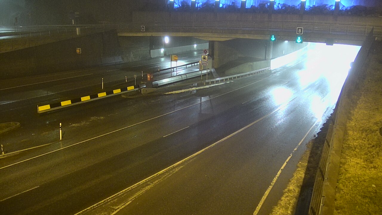 Weather Camera Image Väg 12 Tammerfors, Rantatunneli bom, öster, Tampere, Pirkanmaa