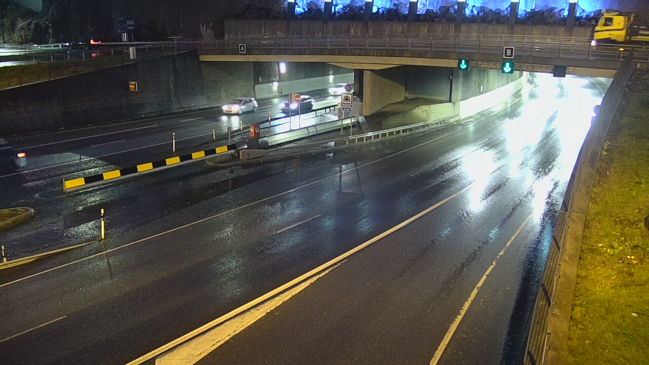 Kelikamerat Kuva Tie 12 Tampere, Rantatunneli puomi, itä, Tampere, Pirkanmaa