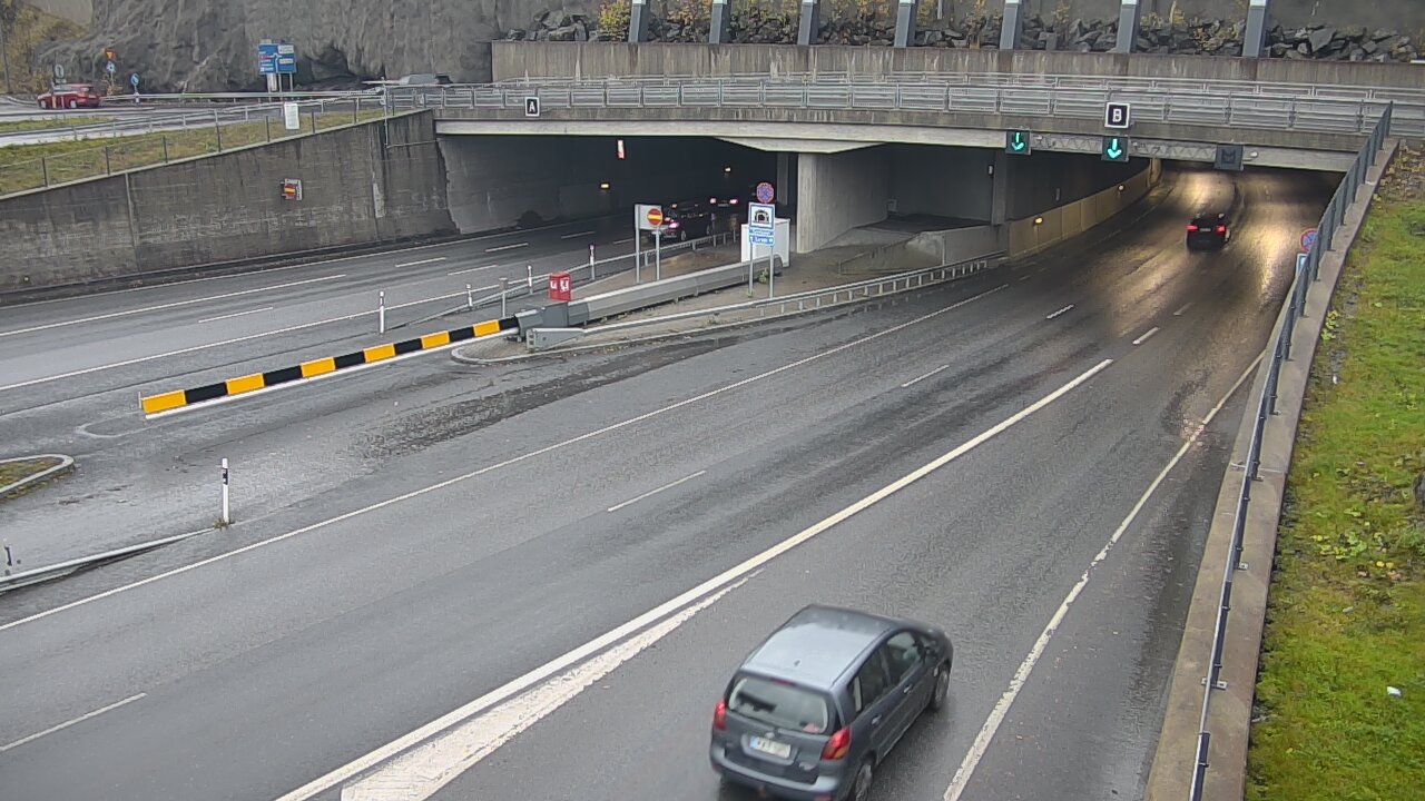 Kelikamerat Kuva Tie 12 Tampere, Rantatunneli puomi, itä, Tampere, Pirkanmaa