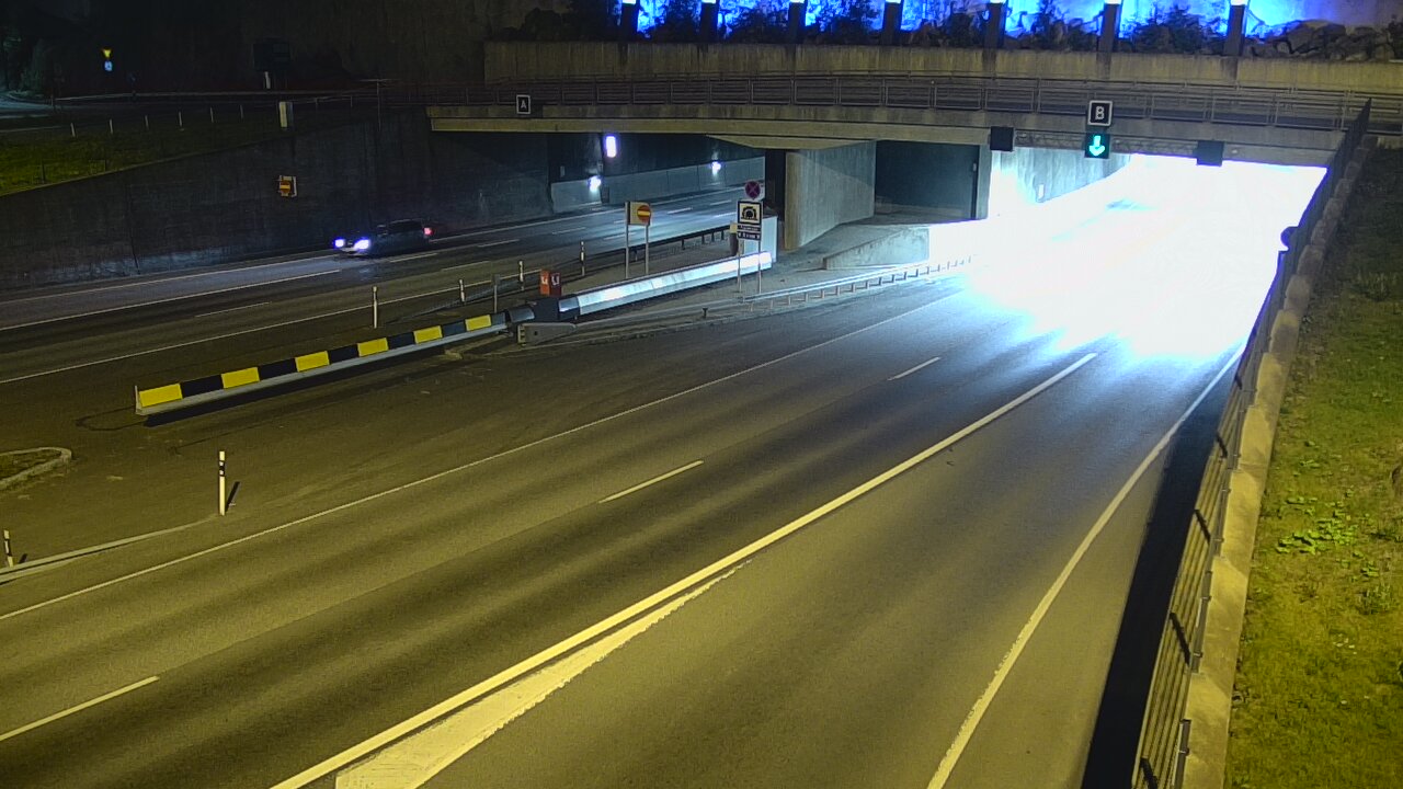 Kelikamerat Kuva Tie 12 Tampere, Rantatunneli puomi, itä, Tampere, Pirkanmaa
