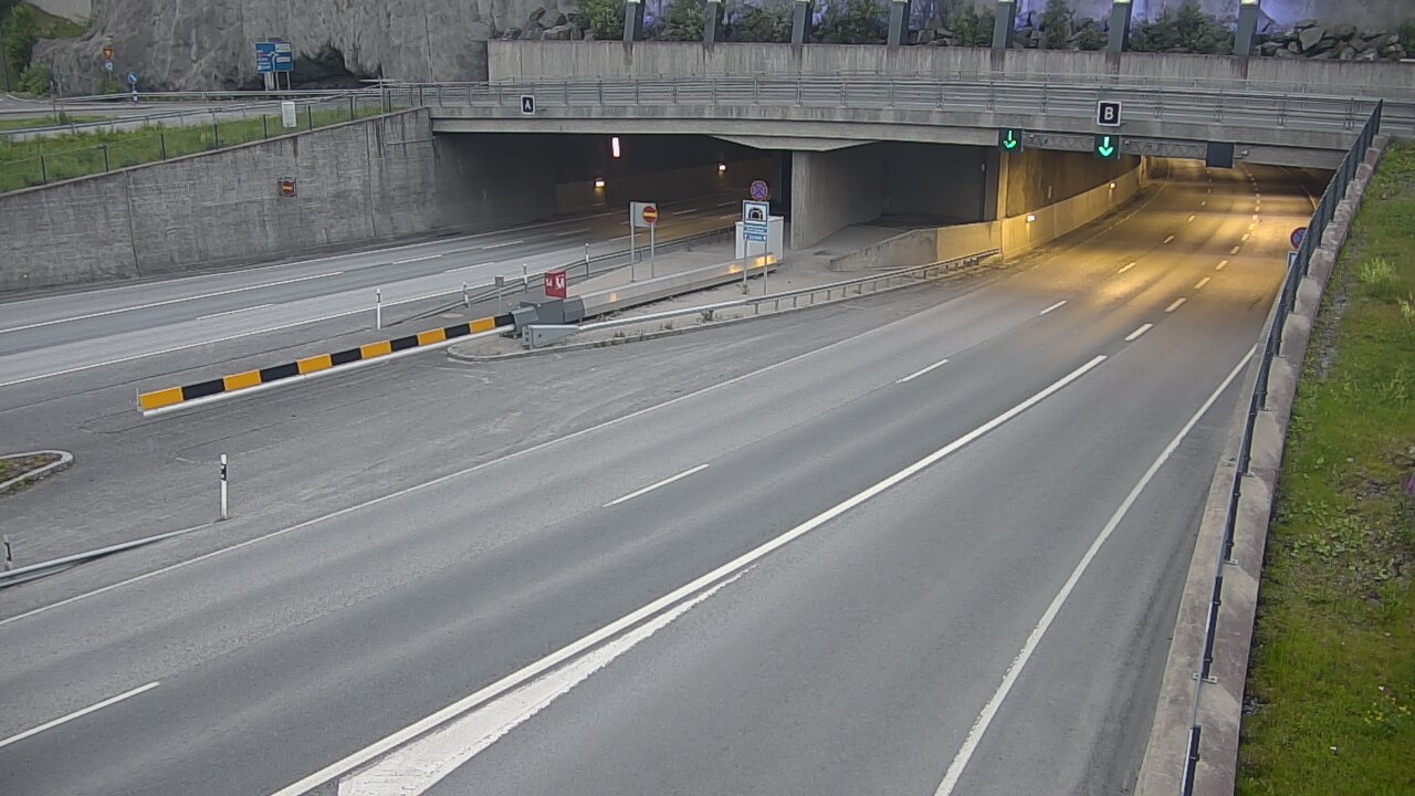 Kelikamerat Kuva Tie 12 Tampere, Rantatunneli puomi, itä, Tampere, Pirkanmaa