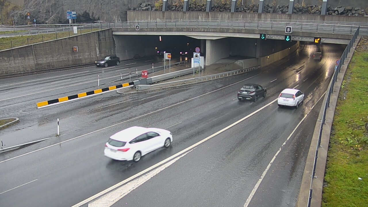 Kelikamerat Kuva Tie 12 Tampere, Rantatunneli puomi, itä, Tampere, Pirkanmaa