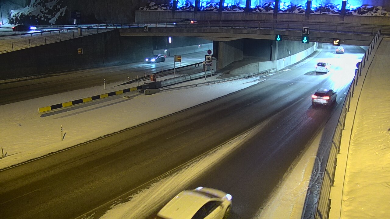 Kelikamerat Kuva Tie 12 Tampere, Rantatunneli puomi, itä, Tampere, Pirkanmaa