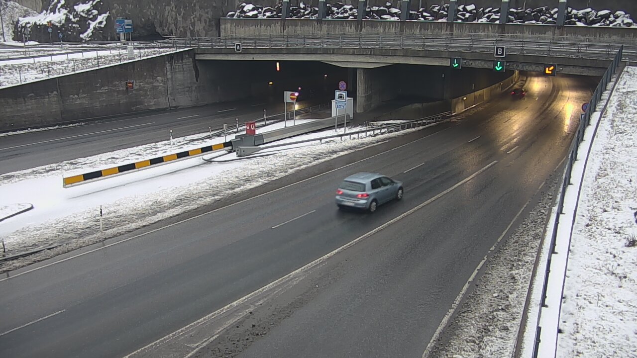 Kelikamerat Kuva Tie 12 Tampere, Rantatunneli puomi, itä, Tampere, Pirkanmaa