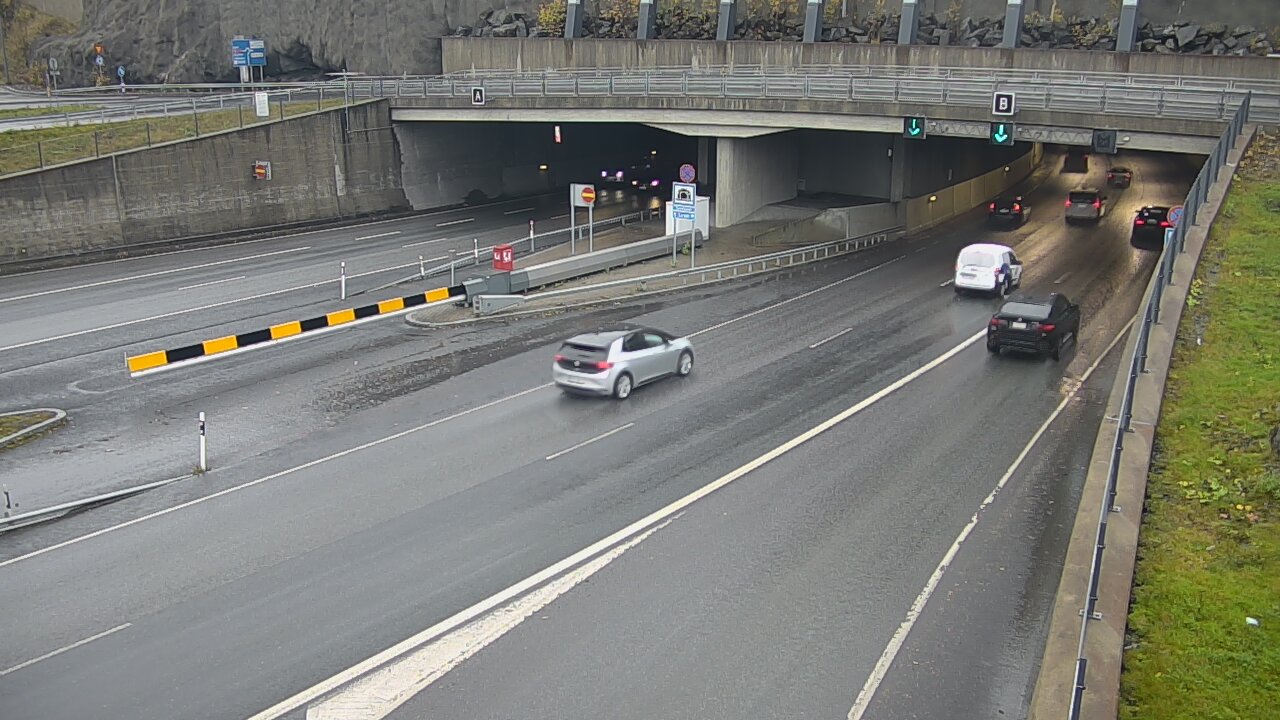 Kelikamerat Kuva Tie 12 Tampere, Rantatunneli puomi, itä, Tampere, Pirkanmaa