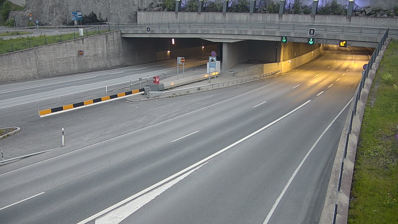 Kelikamerat Kuva Tie 12 Tampere, Rantatunneli puomi, itä, Tampere, Pirkanmaa