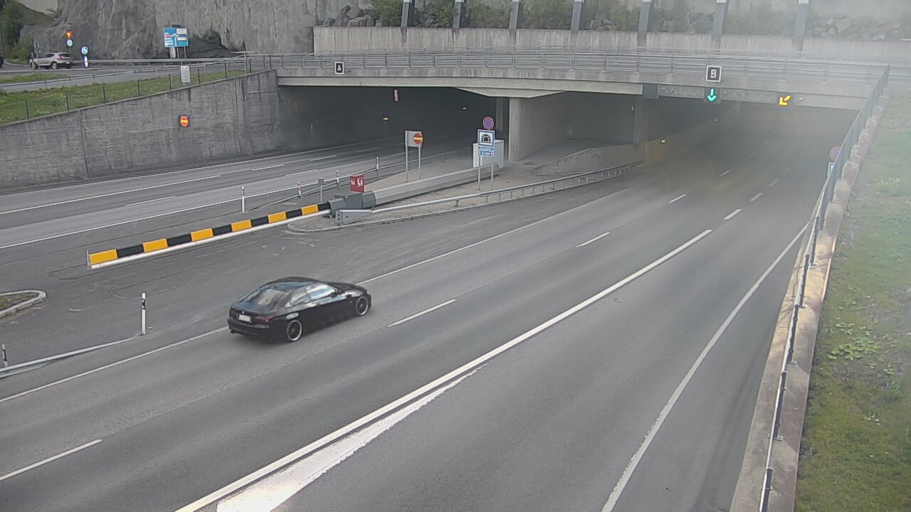 Kelikamerat Kuva Tie 12 Tampere, Rantatunneli puomi, itä, Tampere, Pirkanmaa